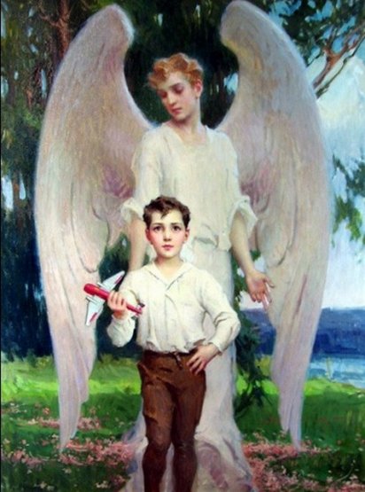 Artist Charles Bosseron Chambers 1883-1964, United States. Bible scenes and images of the Life of Jesus Christ.