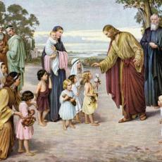 Christ Blessing the Little Children by Alois Lahoda