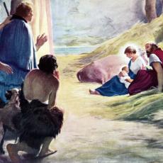 Adoration of the Shepherds by Henry LeRolle