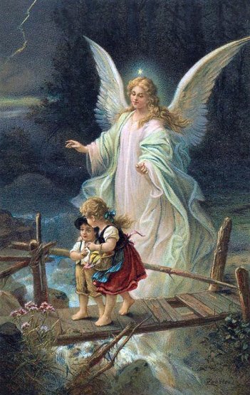 Guardian Angel by Zabateri, aka Hans Zatzka