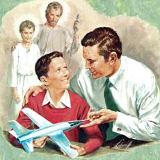 Jesus Blesses the Children by William Luberoff