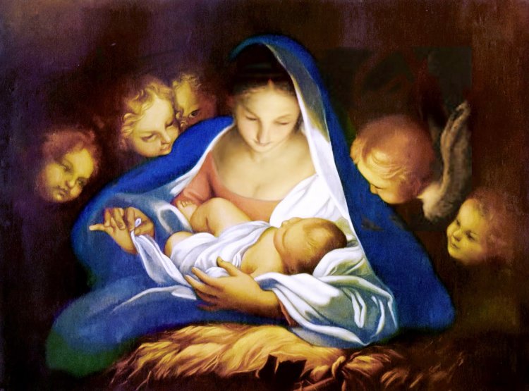 NACIMIENTO DE XTO.-Carlo Maratta.-BARROCO