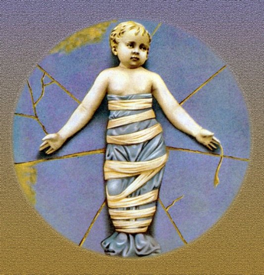 Infant Christ in swaddling clothes