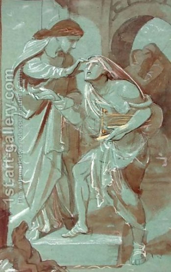 Study-For-The-Blind-Man-Of-Bethsaida-On-The-North-Wall-Of-The-Chapel-Of-The-Ascension,-London