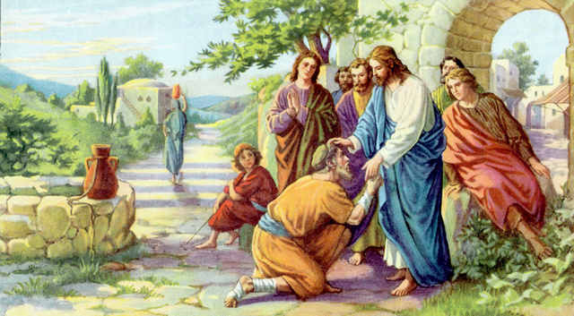 Jesus_heals_leper | Otto Adolph Stemler | Images for Jesus | Images for