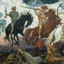 Artist is Viktor Mikhaylovich Vasnetsov